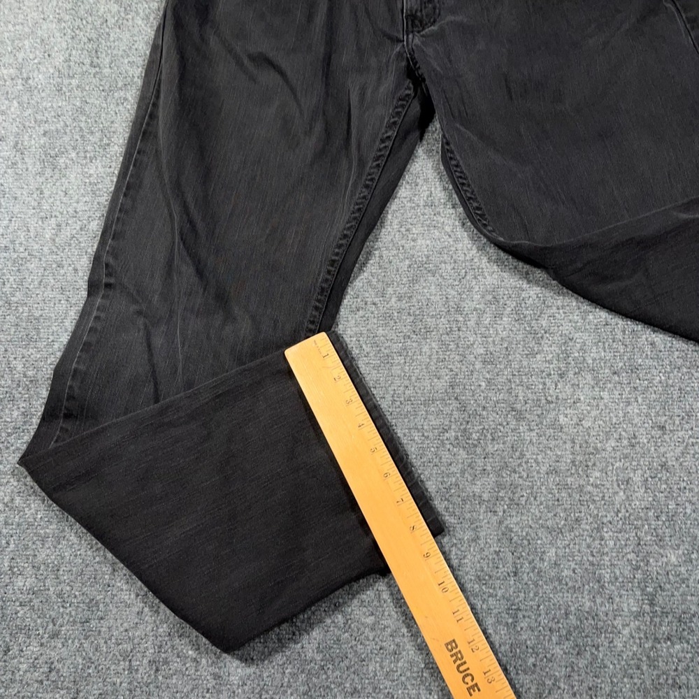 Levi's 559 Relaxed Straight Jeans Mens 36x34 Loose Baggy Wide Leg Denim Black - Picture 10 of 11